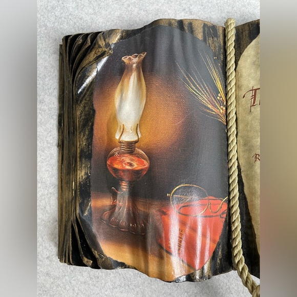 Decorative Ten Commandments Book with Lamp Design - Picture 11 of 14